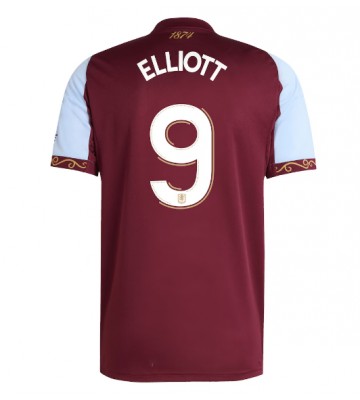 Aston Villa Harvey Elliott #9 Hjemmebanetrøje 2025-26 Kort ærmer